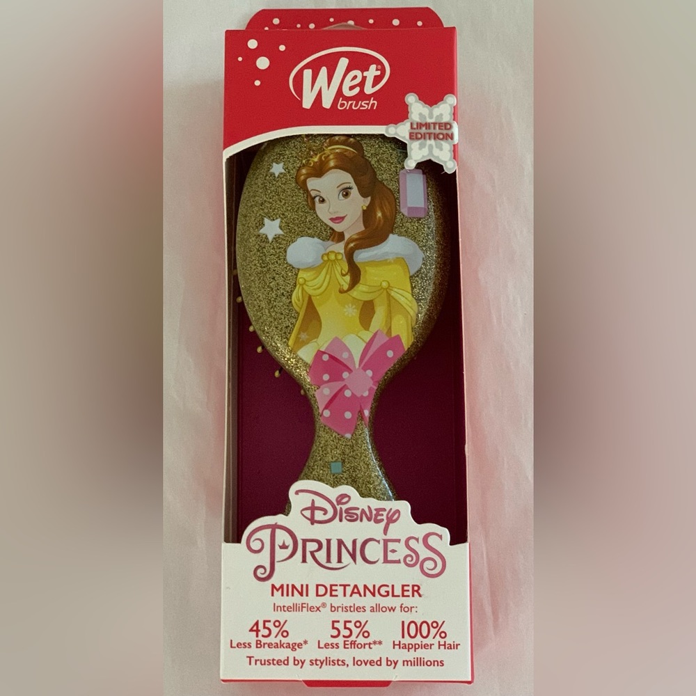 New Wet Detangler LIMITED EDITION Brush Mini Disney Princess Belle